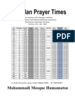 Jadwal Imsak PDF