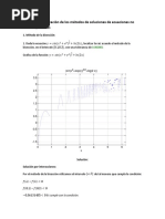 Ejercicios de Aplicación de Los Métodos de Soluciones de Ecuaciones No Lineales y Lineales