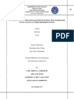 Factors Affecting The Scholar Students in Selecting Marinduque State College As Their Preferred School