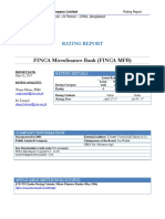 FINCA Microfinance Bank (FINCA MFB) : Rating Report