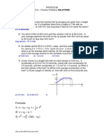 Physics 6a Ch2 Practice Solutions