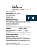 Hoja de Datos de Seguridad de Materiales: Chevron Moly Grease EP