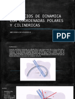 Ejercicios de Dinamica Con Coordenadas Polares y Cilindricas