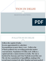 Pollution in Delhi: Reasons & Solutions