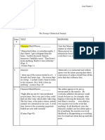 The Stranger Dialectical Journal Template New