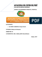 Informe Composición Floristica Parcela 1,2y3