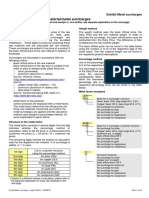 Explanation of The Raw Material/metal Surcharges: Surcharge Calculation Weight Method