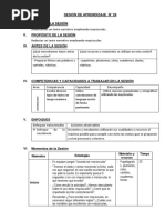 SESIÓN 28 - Redactamos Un Texto Narrativo Empleando Mayúsculas