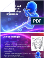 Anatomical and Physiological Changes During Pregnancy