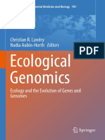 Ecological Genomics Ecology and The Evolution of Genes and Genomes