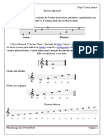 Teoria Musical - Pentagrama Clave Notas