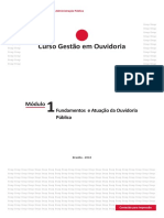 Módulo - 1 - Fundamento e Atuação Da Ouvidoria Pública