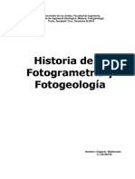 Historia de La Fotogeologia