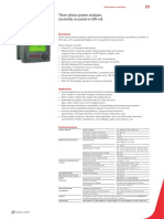 Cvmk2: Three-Phase Power Analyzer, Assembly On Panel or Din Rail