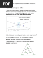 Ángulos Opuestos Por El Vértice