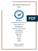 Psicologia Social Tarea 5,6,7