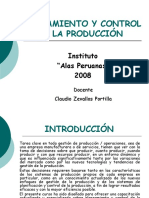 Planeamiento y Control de La Produccion