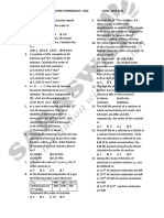 Chemical Kinetics (Order/First Order/Half - Life) Code: 2019-20/3