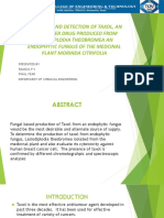 Isolation and Detection of Taxol, An Anticancer