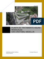 Planta de Tratamiento Aguas Residuales San Cristóbal Medellín