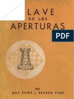 Euwe Max & Fine Robert - Clave de Las Aperturas, 1950-OCR, X, 65p PDF