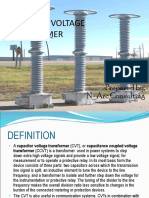 Capacitive Voltage Transformer: Prepared By, N - Arc Consulting