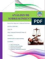 Analisis Sobreseimiento