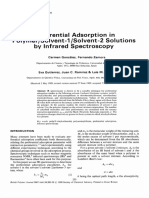 Preferential Adsorption in Polymer/Solvent-l /solvent-2 Solutions Infrared Spectros