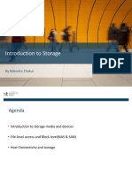 Introduction To Storage - Session A