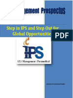 Step in IPS and Step Out For Global Opportunities: Institute of Professional Studies