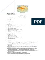 Cassava Cake: Ingredients