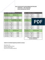 Jadual Balik Bermalam Sem I Sesi 1920 PDF