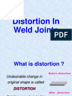 Distortion in Weld Joint