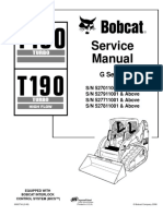 BOBCAT T190 COMPACT TRACK LOADER Service Repair Manual SN 527811001 & Above PDF