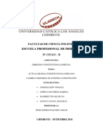 Reforma o Cambio Constitucional Del Perú para Subir