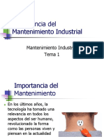 Importancia Del Mantenimiento Industrial