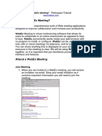 WebEx Tutorial PDF