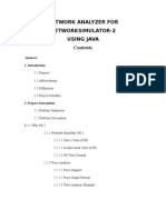 Network Analyzer For Networksimulator-2 Using Java