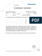 Acta de Compromiso Del Equipo de Sistematizacion