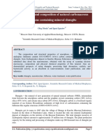 The Structure and Composition of Natural Carbonaceous Fullerene Containing Mineral Shungite