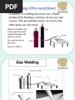 Gas Welding (Oxy-Acetylene)