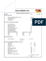 Ultratech Cement LTD.: Concrete Mix Design Data For M-10