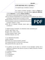 Evaluacion Historia de La Quimica