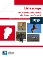 Liste Rouge Des Oiseaux Nicheurs de Franche-Comté