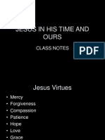 Jesus in His Time and Ours: Class Notes