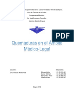 Quemaduras en El Ámbito Médico Legal