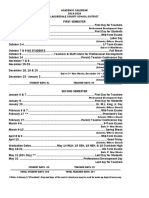 2019-2020 District Calendar