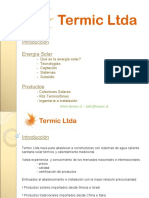 Curso Basico de Energia Solar Termica Por TERMIC LTDA