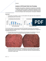 Microscopic Analysis of DR Grade Pellet From Paradeep