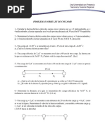 Problemas Sobre Ley de Coulomb y Campo Electrico